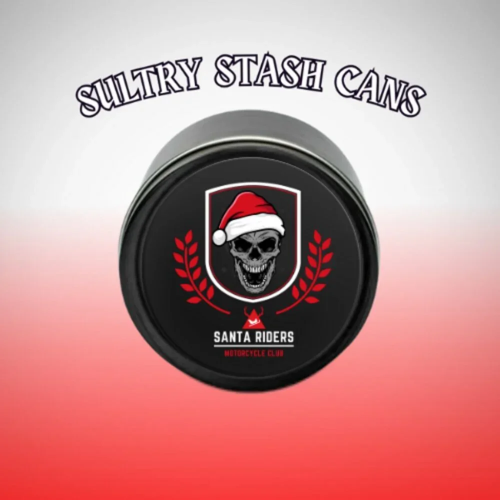 SANTA RIDERS STASH CAN